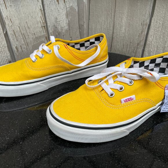 Vans Sample Not for Resale Sneakers Shoes Yellow Womans Size 5.5 - Picture 2 of 7